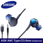 Samsung наушники AKG ANC гарнитура наушники-вкладыши 3,5 ммType c с микрофоном проводные наушники для Galaxy S21 S20 S10 9 8 plus note10 A51 A52
