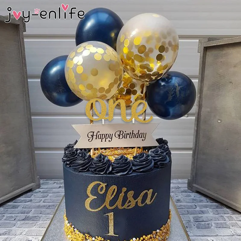 1 шт. Блестящий сплав Стразы цифры торт Topper Baby Shower День рождения украшение