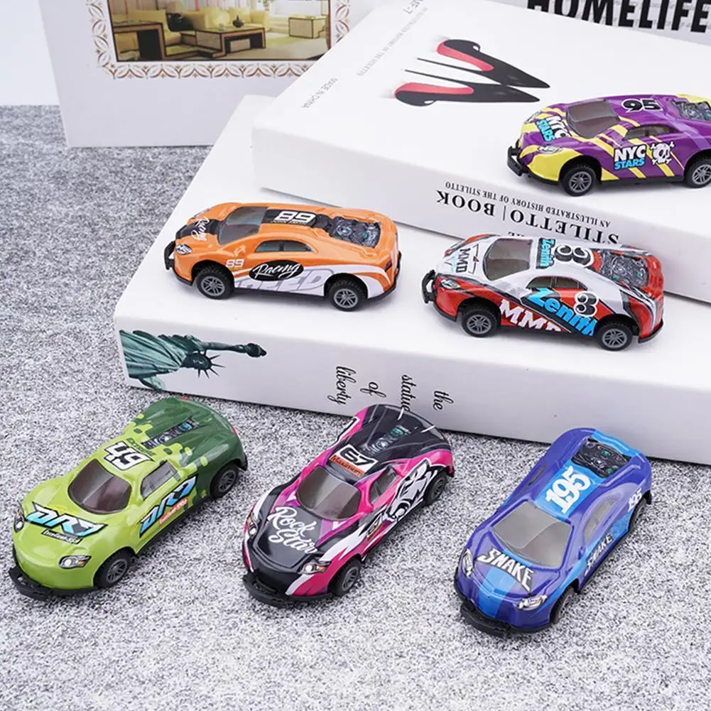 

8Pcs/Set Children's Alloy Car Pull Back 1/64 Diecast Kids Metal Action Model Cars Hot Educational Toy For Boy Gifts