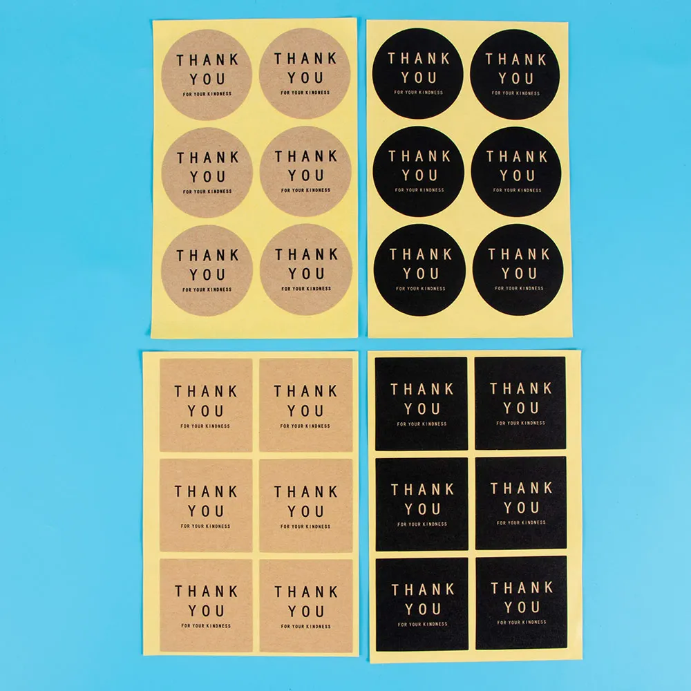 10 листов 60 шт. наклейки для выпечки|Канцелярские наклейки| |