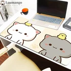 Игровой коврик для мыши в виде кота Peach Mochi, коврик для мыши в стиле аниме, коврик для компьютерного стола, коврик для мыши, резиновый игровой коврик для настольного компьютера, коврики на заказ