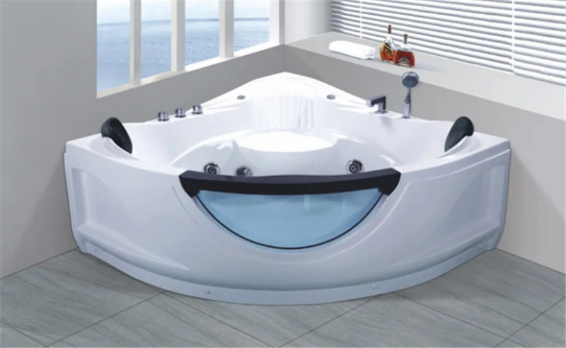 Современный дизайн 2 человек угловая Массажная Ванна|bathtub|bathtub massage |