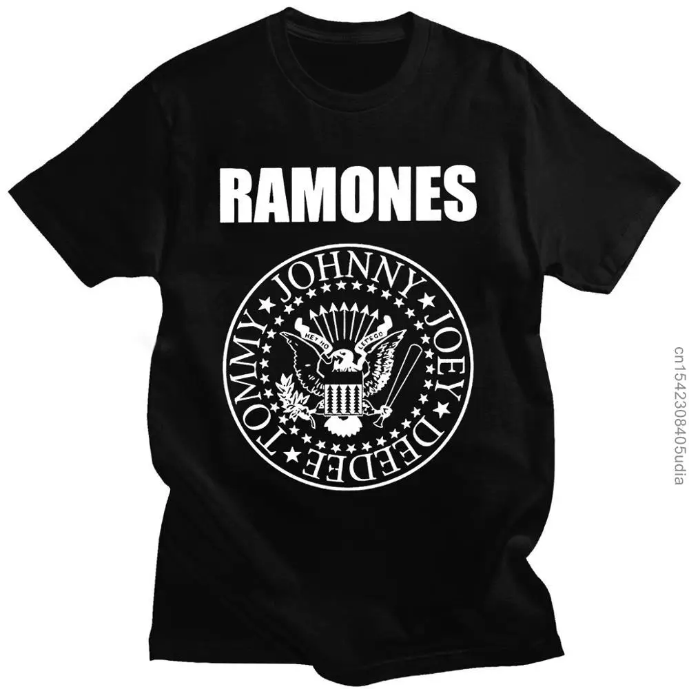 Fghfg Women's Fghfg Ramone Seal Graphic Women's T-Shirt Punk Rock Fghfg Forest Hills Album Unisex Men Women T Shirt
