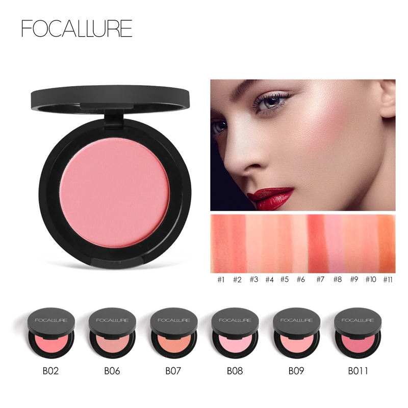 Focallure, палитра румян, макияж, телесный, матовый, румяна, бронзер, пудра, палитра, брендовая косметика, макияж, мерцающая, 11 цветов, румяна, палитра
