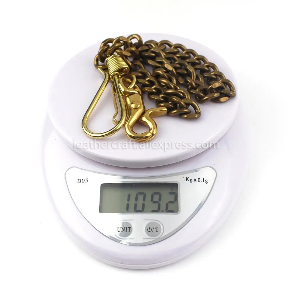 1 шт. цельный латунный крючок для Ремня Брелок-Зажим кошелек поясная цепочка с