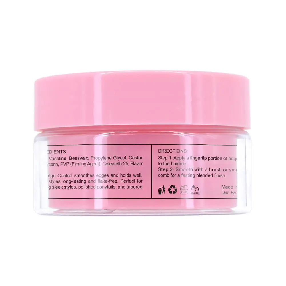 

Blue ZOO 80g Unisex Pomade Hair Styling Cream Solid Wax Peach Flavor Long-lasting Moisten Hair Cream Anti-Frizz Fixative Gel