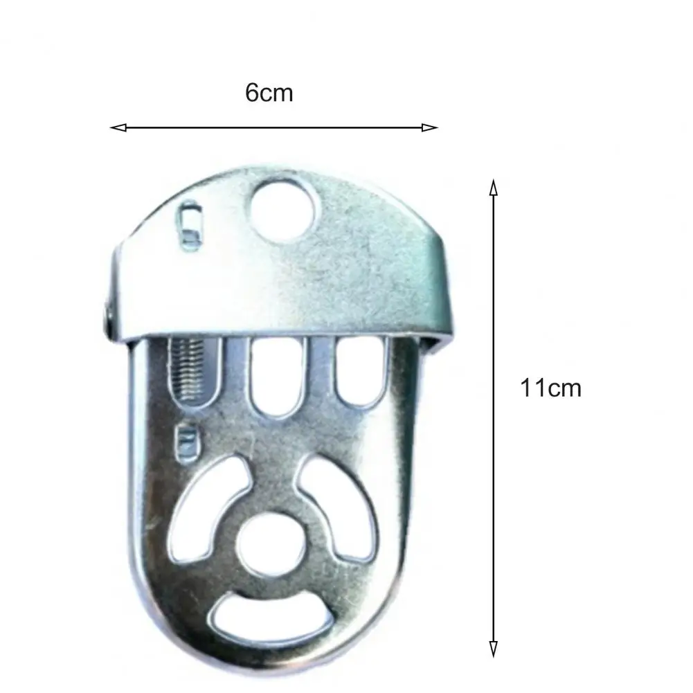 1 Pasang Pedal Belakang Sepeda Gunung MTB Baja Universal Lipat Pedal Belakang Sepeda Sedang untuk Anak-anak Aksesori Sepeda E-bike