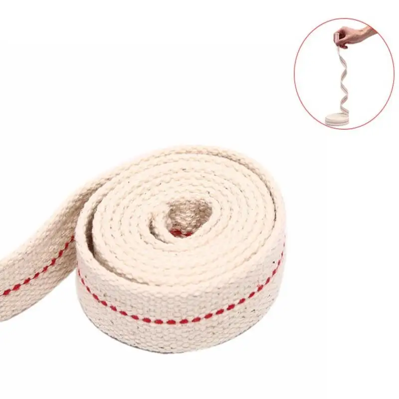 Фитиль самодельный из плоского хлопка 0 5-2 2 м прочный фитиль для керосиновой