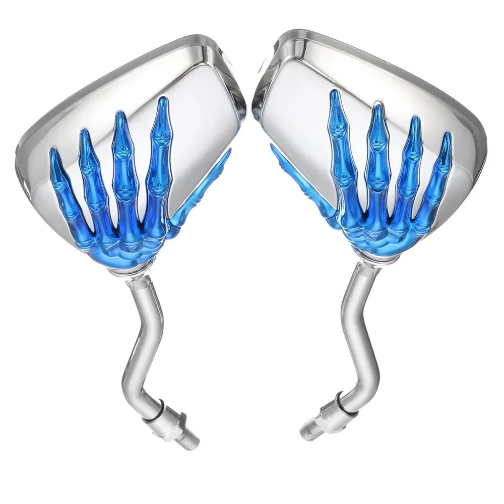 

Боковое зеркало с черепом для мотоцикла, мотора, велосипеда, заднего вида, 8 мм