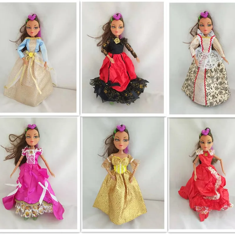 28 см кукла с макияжем Сандра тело детские куклы игрушки часть браз можно носить