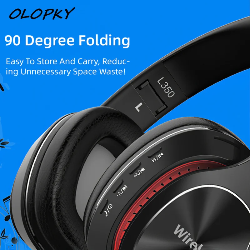 Беспроводные наушники Bluetooth TF карта Музыка HIFI игровые спортивные объемный звук