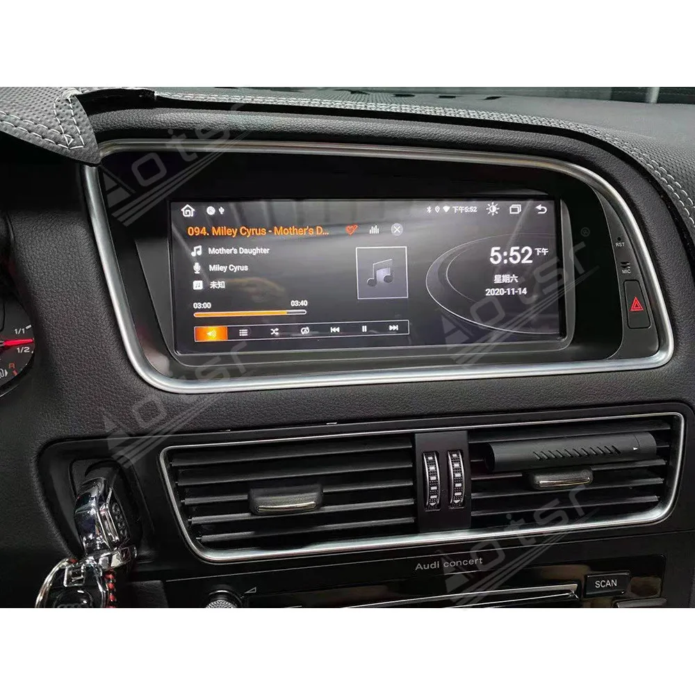 Автомагнитола для Audi Q5 2010 - 2017 Android автомобильный радиоприемник центральный