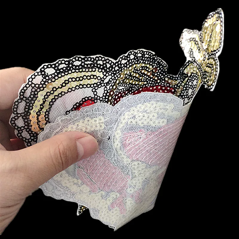 Патчи для одежды с блестками 280 мм | Дом и сад