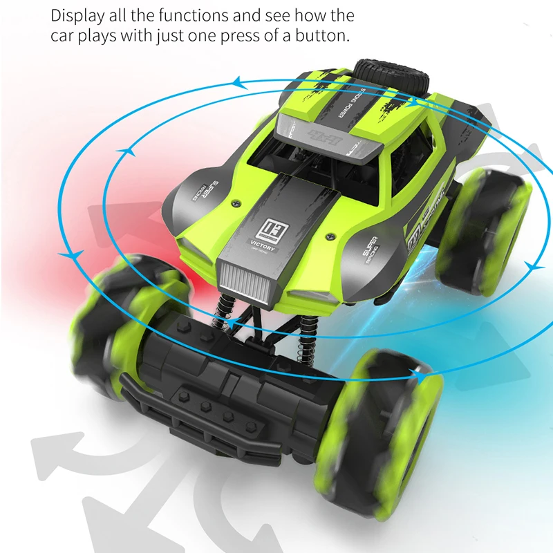 JJRC Q76 трюк автомобиль RC скалолазание Дрифт все-даунд вождение автомобиля 4WD