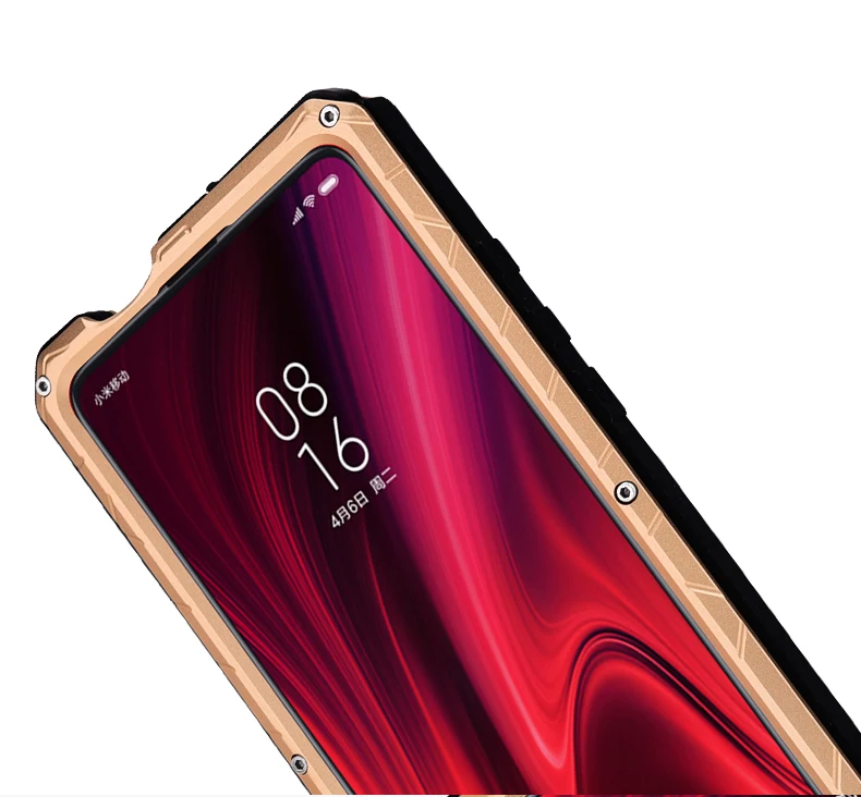 IMATCH Повседневный водонепроницаемый чехол для Xiao mi Red mi K20 Pro mi 9T Pro Роскошный Металлический силиконовый чехол Coque Полные Защитные чехлы для телефонов