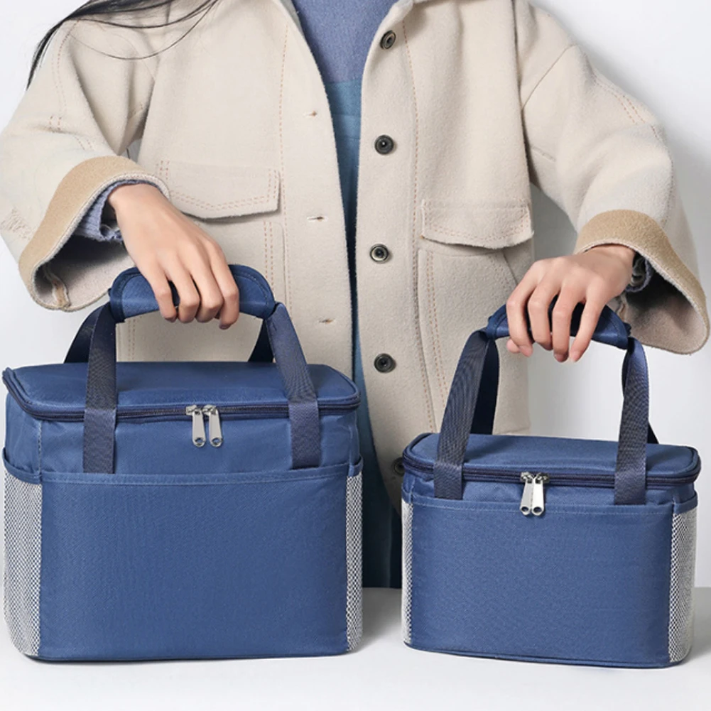 

Adult Kids Thermal Insulated Lunch Bag Cool Bag Picnic Lunch Box Handbag
