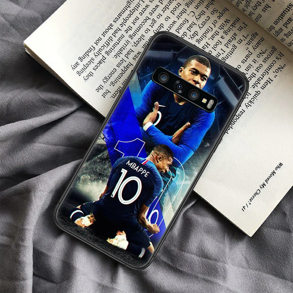 

Kylian Mbappe Football Phone Case For Samsung Galaxy Note S 8 9 10 20 Plus E Lite Uitra black Etui Painting Bumper Soft Coque