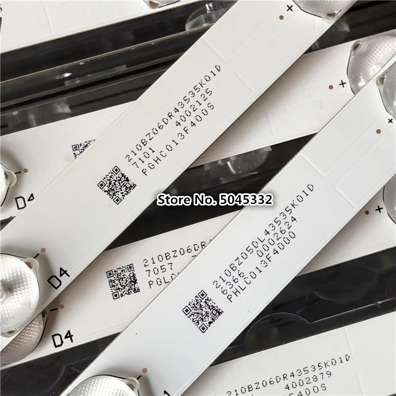 Светодиодный полосы 11 светодиодный для EVTLBM490E0501 AJ 3(L) EVTLBM490E0601 AK 3(R) 49PUK4900/12 TPT490U2