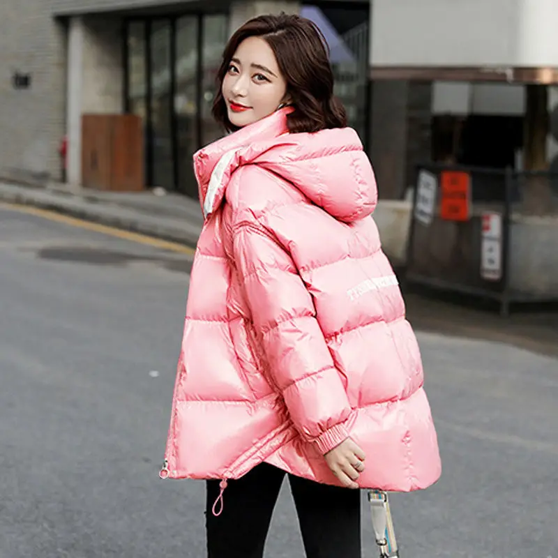 

New Fashion Women's Down Jacket 2021 Winter Down Coat Women Jacket Female Hooded Casual Warm Outerwear