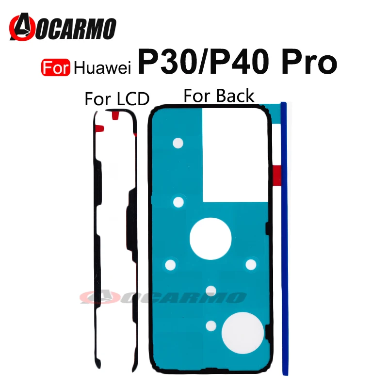 For Huawei P30 P40 Pro P40pro Front LCD Display Waterproof Sticker Back Cover Adhesive Glue Tape Replacement Part
