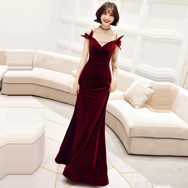 Вечернее платье без рукавов Robe De Soiree с открытой спиной Женские вечерние платья Большие размеры с открытыми плечами элегантные вечерние платья E743