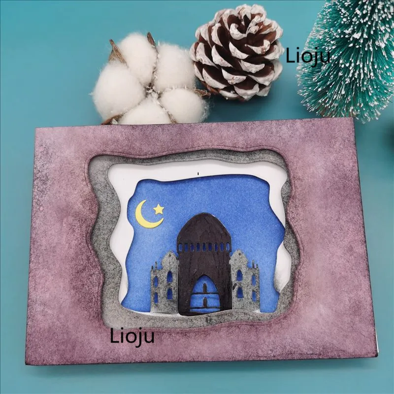 Металлические Вырубные штампы для поклонения форма вырезания церковной формы