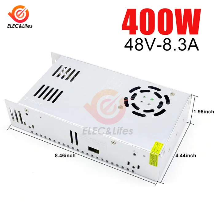 8.3A 400W DC 48V 360W 400W 480W 10A импульсный источник питания трансформатор переменного тока DC SMPS 7.5A 8.3A - Цвет: 8.3A 400W