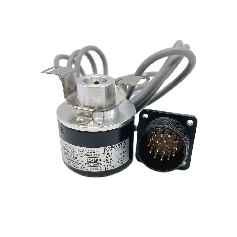 Оптический инкрементный датчик NEMICON NOC-HP2048-2MHT 2048 PPR с выдвижным выходом и полым валом