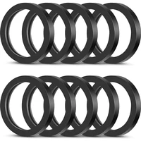 10pcs rubber ring can black gasket gas can spout gaskets fuel washer seals spout gasket sealing rings replacement gas gaskets