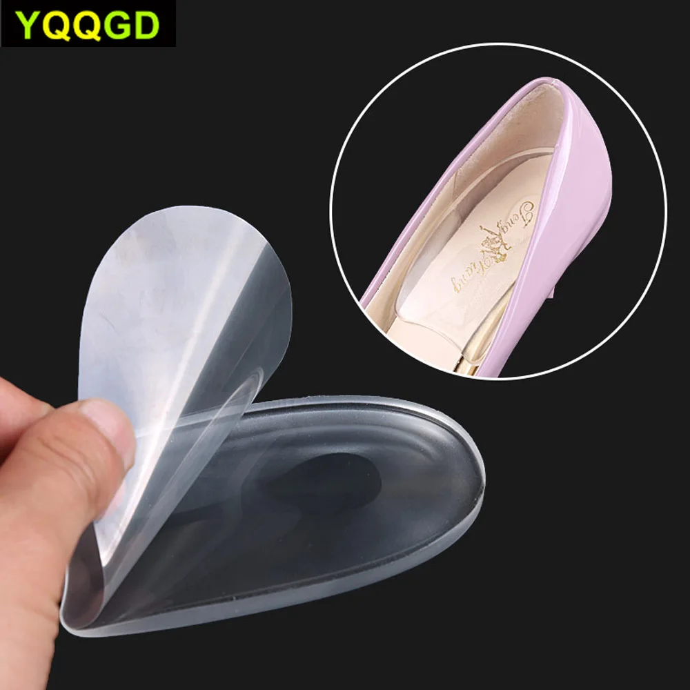 1 пара силиконовых гелевых подушек для ног эластичные половинные стельки