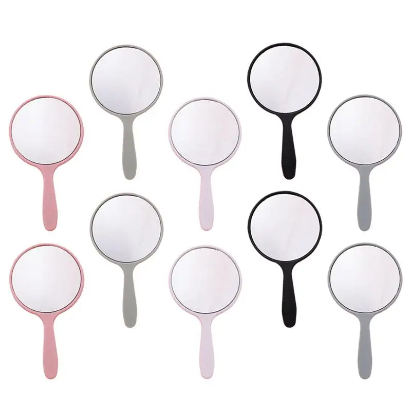 

25pcs Portable Handheld Makeup Mirrors Girl Makeup Mirror Convenient Mirrors