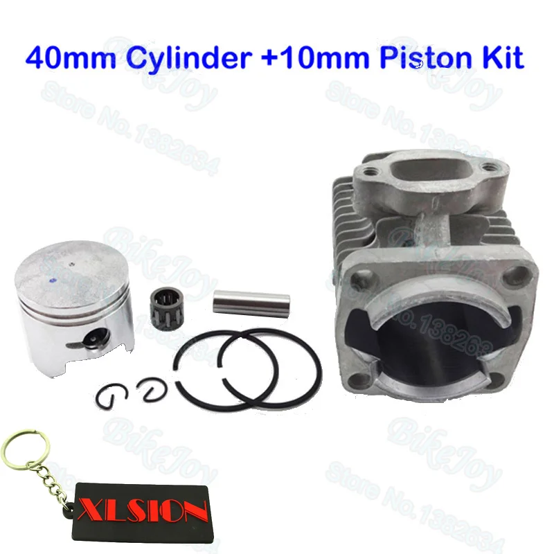 Цилиндр 40 мм поршневой комплект 10 для двухтактного двигателя 47cc карманный