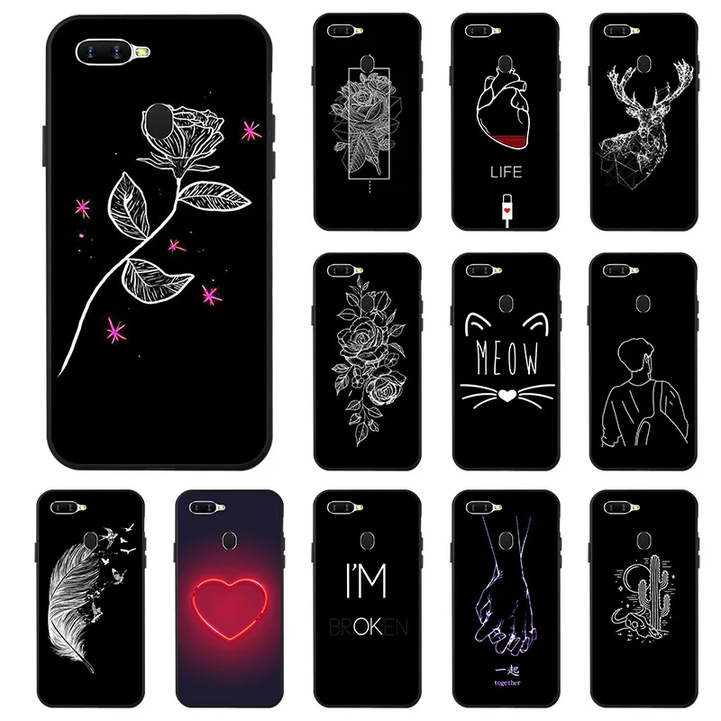 

Case For OPPO A5s Case Silicon OPPO A92S A52 A72 A1K A3s A37 A71 A5 A9 2020 Reno 4 Z 10X Realme X2 5 Pro 3 C2 X Lite Covers