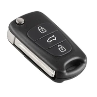 3 buttons flip folding remote key shell case replacement plastic car key for hyundai i20 i30 ix35 i35 car accessories dropship