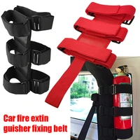 oxford car roll bar fire extinguisher holder belt for jeep wrangler tj jk jl 97 18 car accessories fire extinguisher mount strap