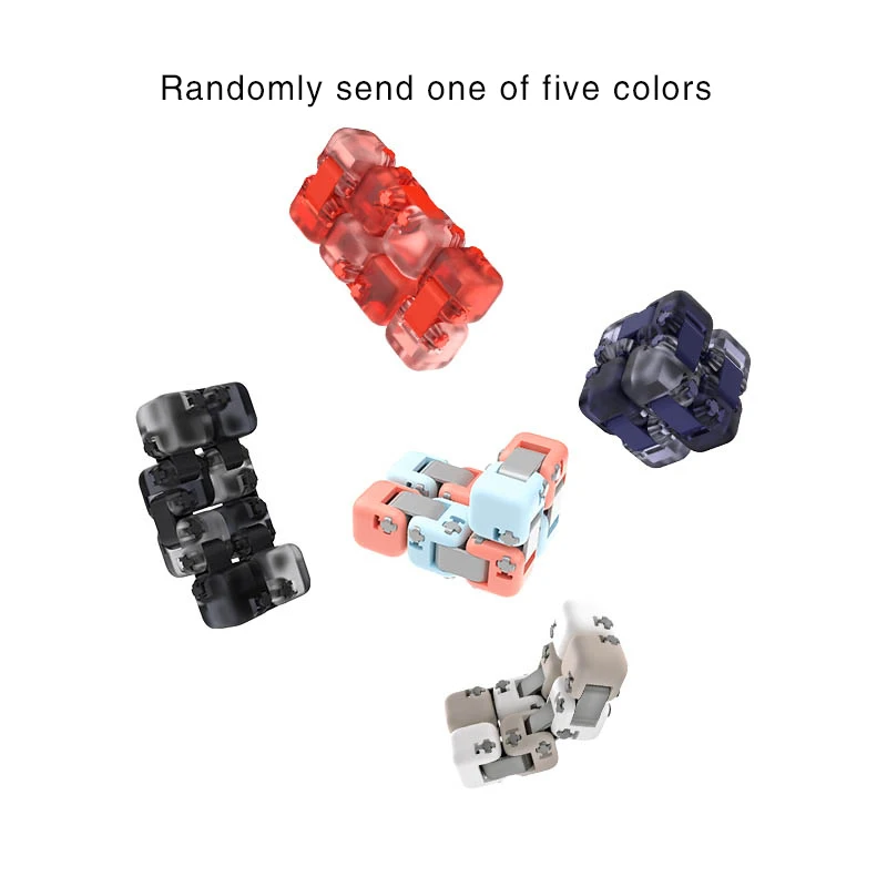 Random Color XIAOMI MIJIA куб тонкой настройки палец кирпич поворотный волшебный куб глухая коробка упаковка скрытые модели полный сюрпризов умный портативный - Цвет: Random Color