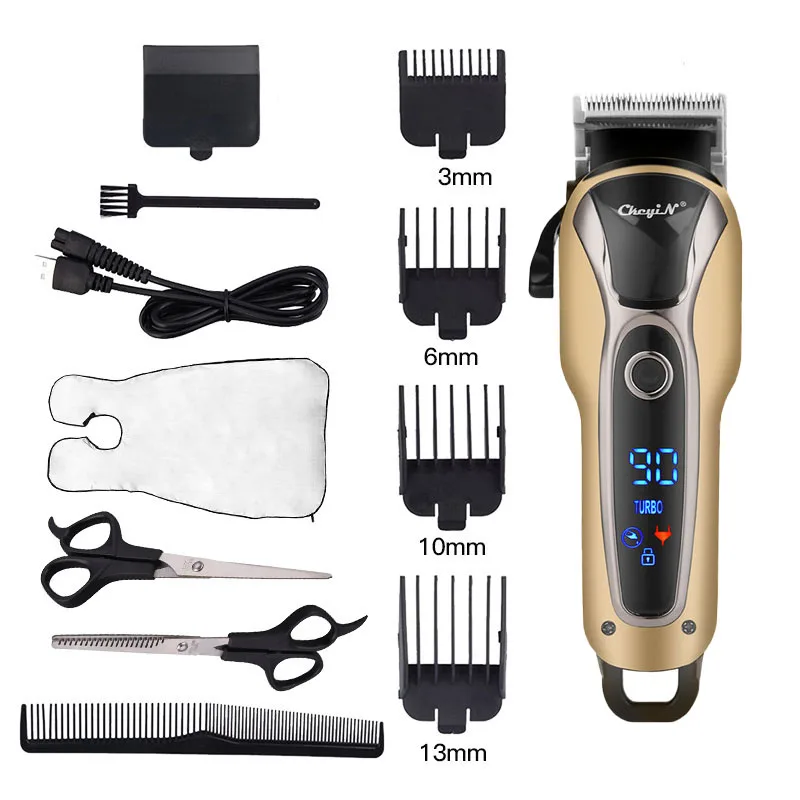 

Professiona Electric Beard clipper Barber Trimmer Machine Hair cutter LCD Display hair Trimmer Rechargeable Hair Cutting Men Cut