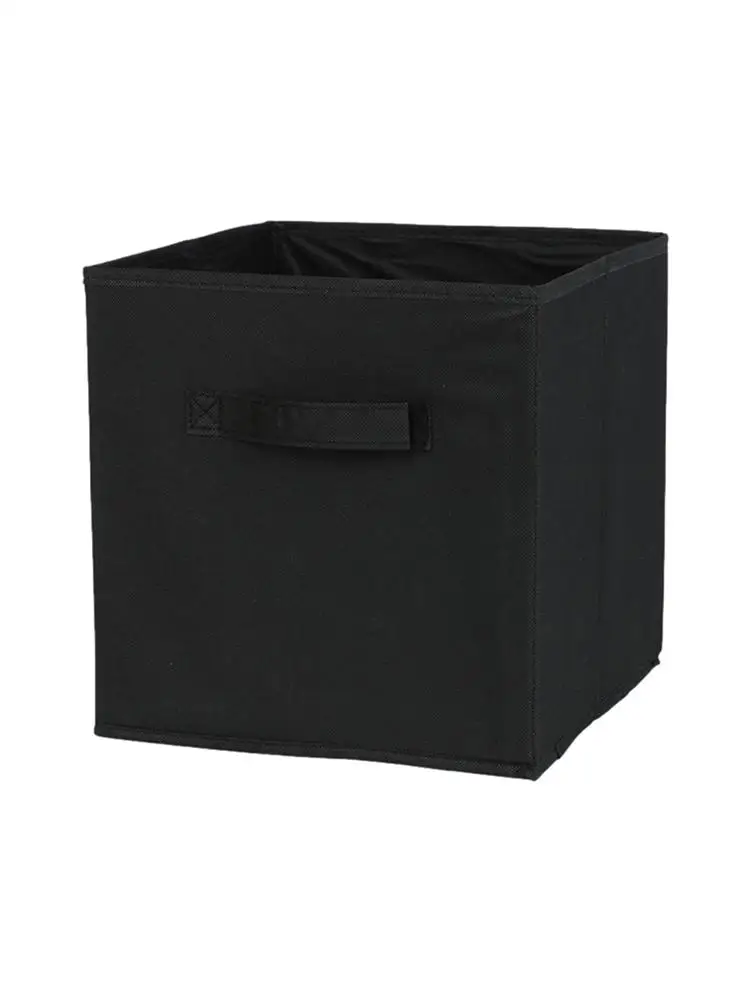 

Складные корзины для хранения, полка, корзина с двумя ручками, Женский органайзер, 10,6x10,6x10,8 дюймов, корзины для хранения в шкафу