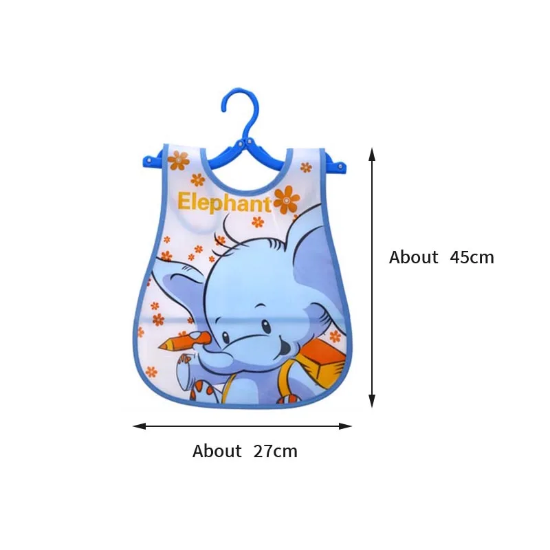 

Cartoon Baby Bibs EVA Waterproof Newborn Bandanas Feeding Baby Burp Cloths Kids Girls Boys Saliva Towel Print Apron Children Bib