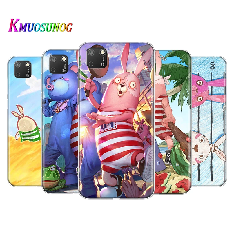 

Transparent Cover Prison Rabbit Anime For Honor 9 9S 9A 9C 9X 9N 9i V9 10 10i 10X X10 Lite Pro Shockproof Phone Case