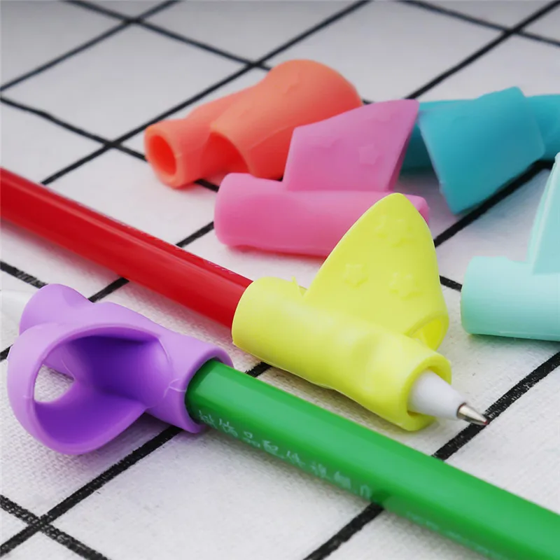 Прямая поставка 3 дюйма силиконовый корректор детской ручки Детская обучающая