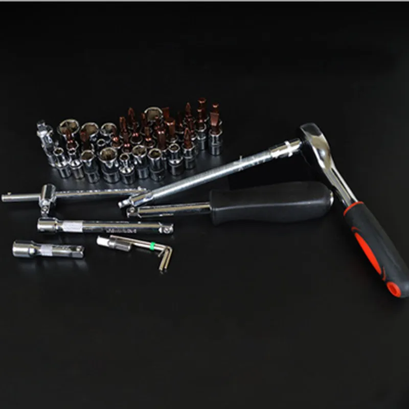 Полный набор инструментов из 46 предметов красный классический ящик для с