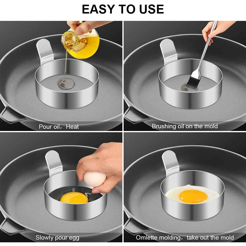 AD-Egg кольцо нержавеющая сталь Форма для омлета антипригарное блинное форма жарки