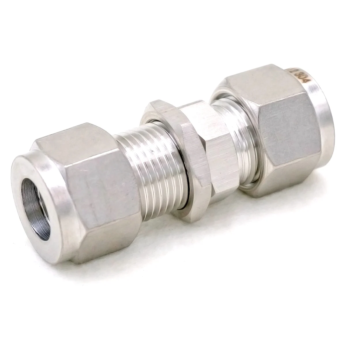 

304 Stainless steel Fit 10mm OD Tube Bulkhead Ferrule Adapter Connector Compression fitting For Tubing Plumbing