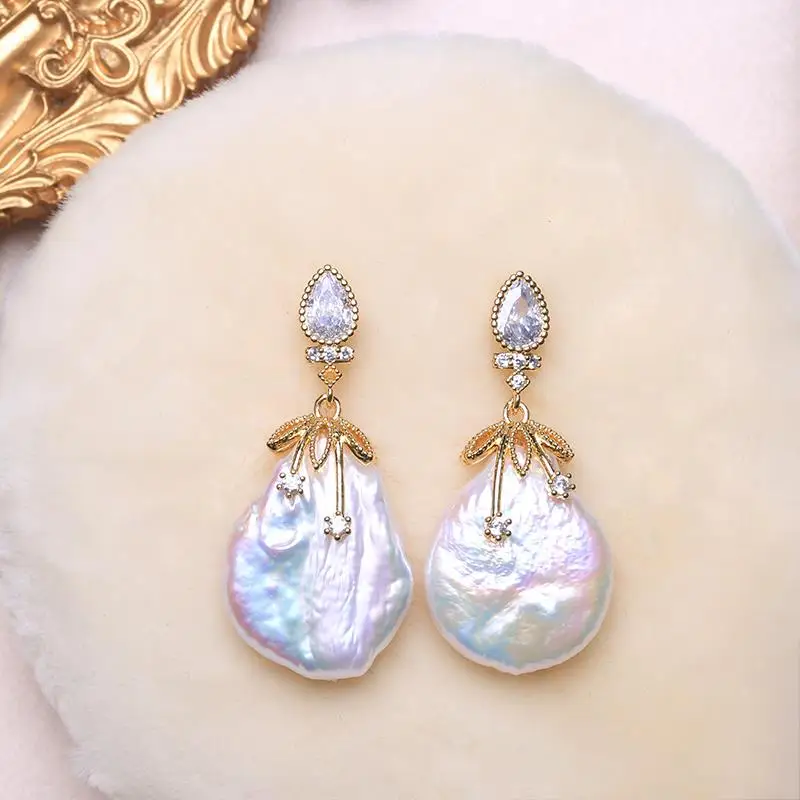 Колье ювелирные изделия crysta натуральный пресноводный жемчуг серьги-подвески