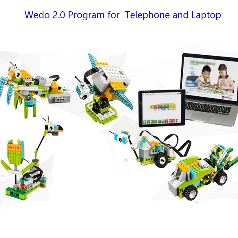 280 шт./лот высокотехнологичный конструктор WeDo 3 0 совместимый с legoin Wedo 2 Обучающие