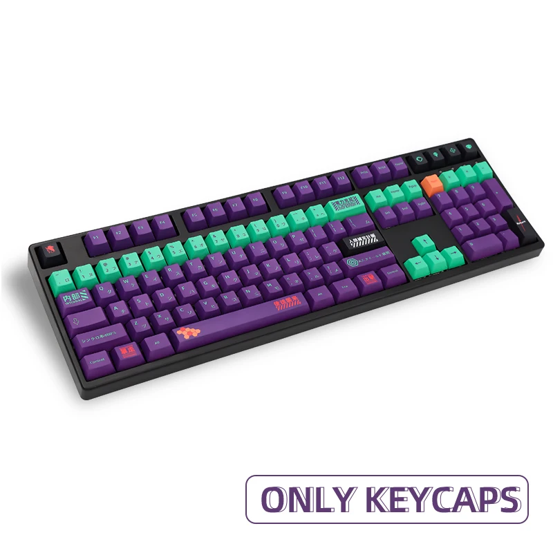 

Mechanical Keyboard 113 Keys PBT Keycaps Dye Sub Cherry Profile Japanese Personalized Keycap For Cherry MX Switch 61/87/104/108