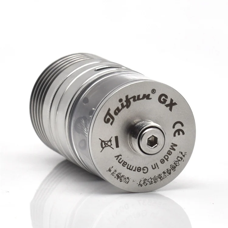 

New YFTK Taifun GX RDTA rebuildable tank with 3.5 ml 316ss 22mm diameter e-cigarette vape kit atomizer VS Dvarw MTL