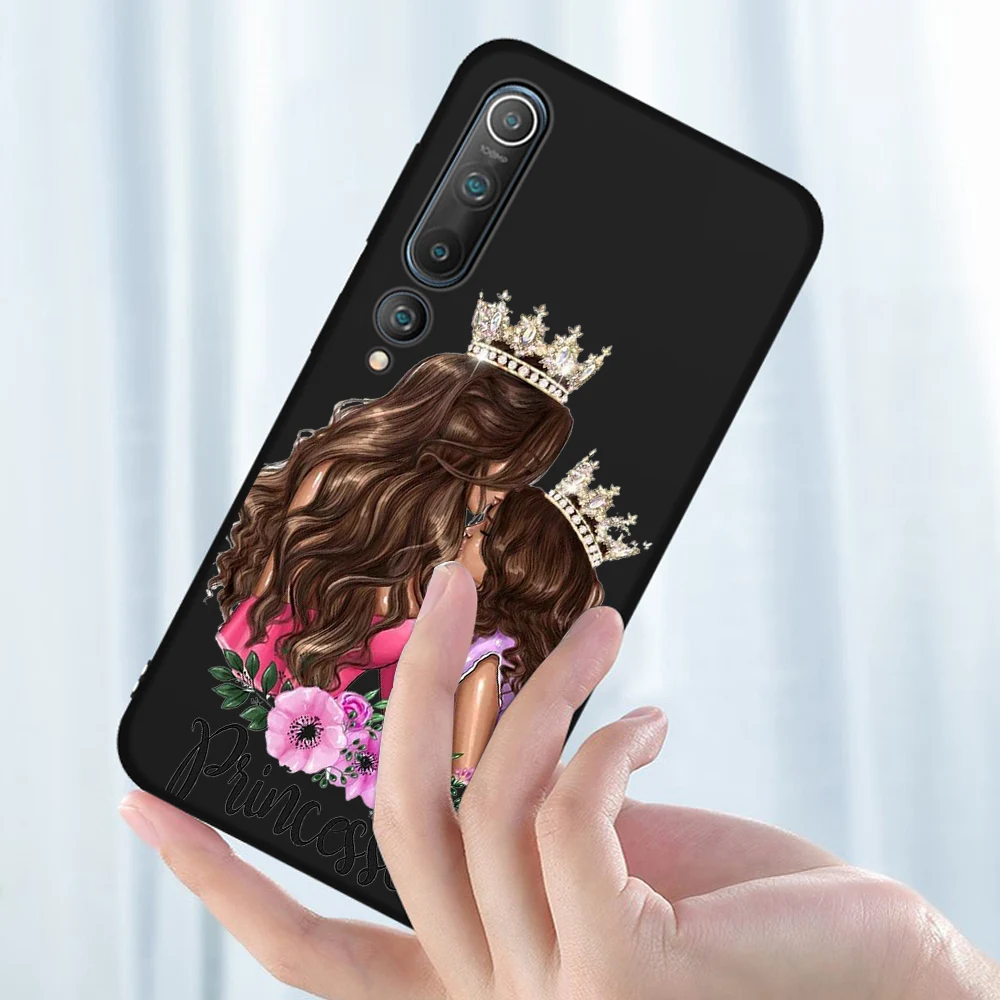 super mom baby woman case for xiaomi redmi note 10 9 8 7 t pro 9a 8a 7a mi note 10 9 9t pro se a2 a3 lite f1 soft tpu phone back free global shipping
