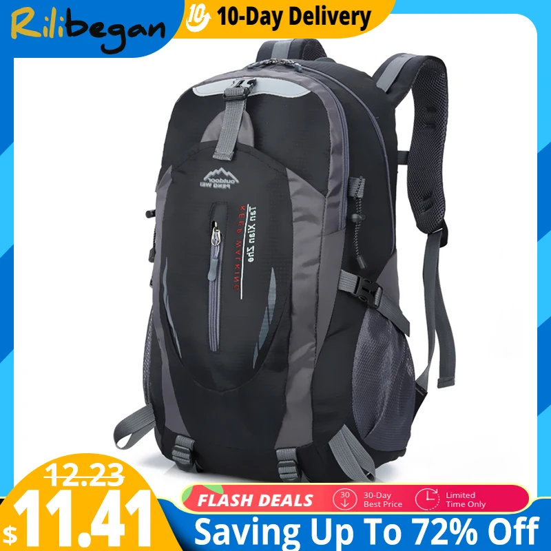 

Quality Nylon Waterproof Travel Backpacks Men Climbing Travel Bags Hiking Backpack Outdoor Sport School Bag Men Backpack Women
